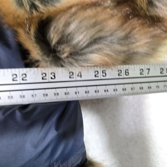 $600 Nike x Sacai Womens XS Parka Dark Obsidian Puffer Down Jacket CT3267-475 - Picture 6 of 7